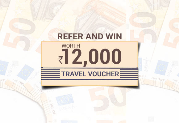 Refer and win worth Rs.12000 Travel Voucher