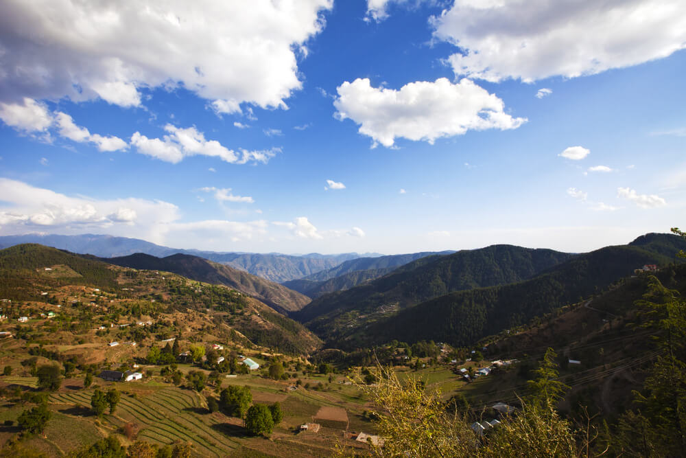 Clouds Over Mountain Range, Kufri, Shimla, Himachal Pradesh