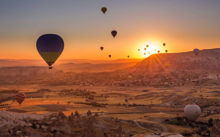 Sunrise at Cappadocia, Turkey