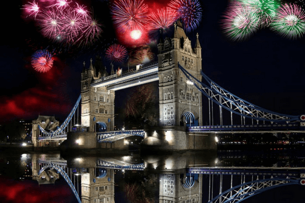 London,festive cities in the world for New Year's Eve