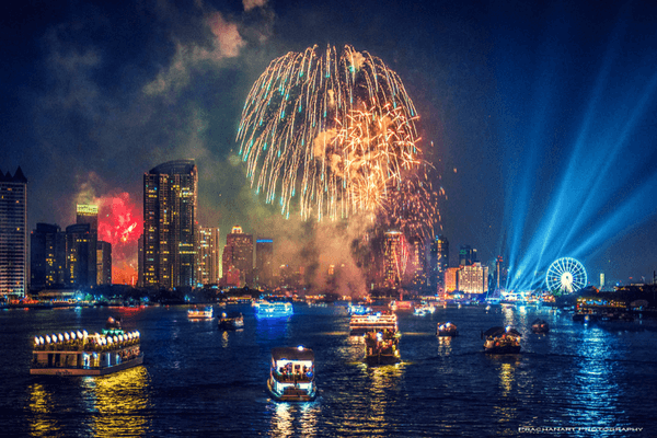 Bangkok,festive cities in the world for New Year's Eve