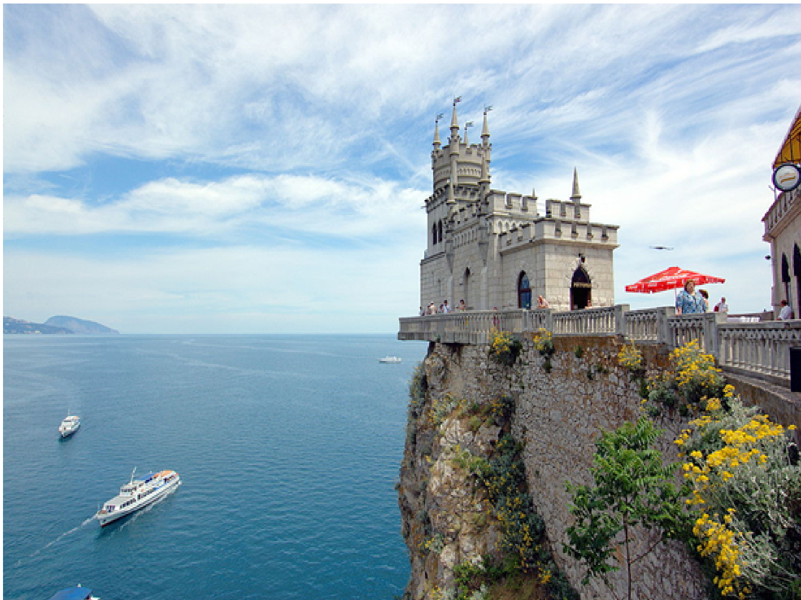 the Swallow's Nest Castle