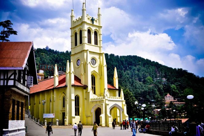 Christ Church-places to see in Shimla