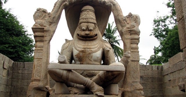 Lakshmi Narasimha Temple-places to visit in Hampi
