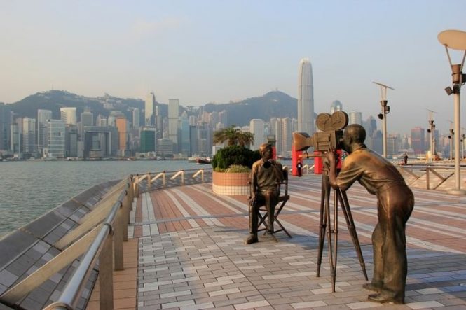 Avenue of Stars-Travelling to Hong kong