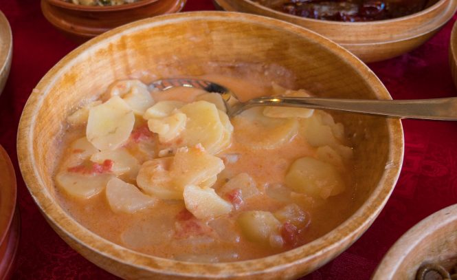 Kewa datshi- Bhutan food