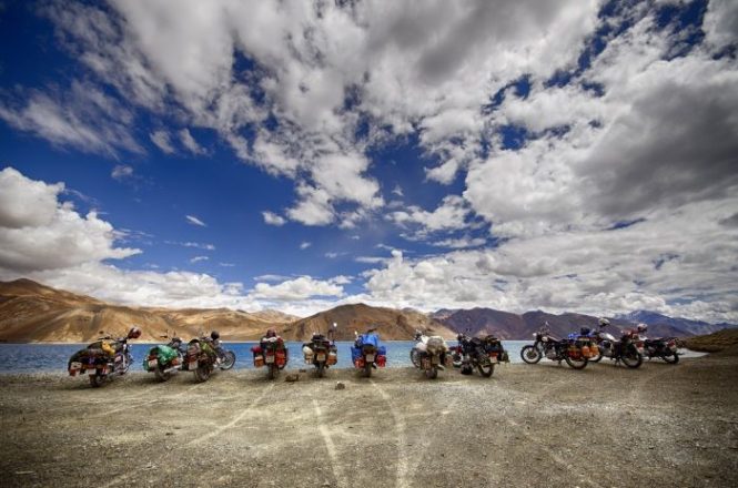  Riding through Ladakh