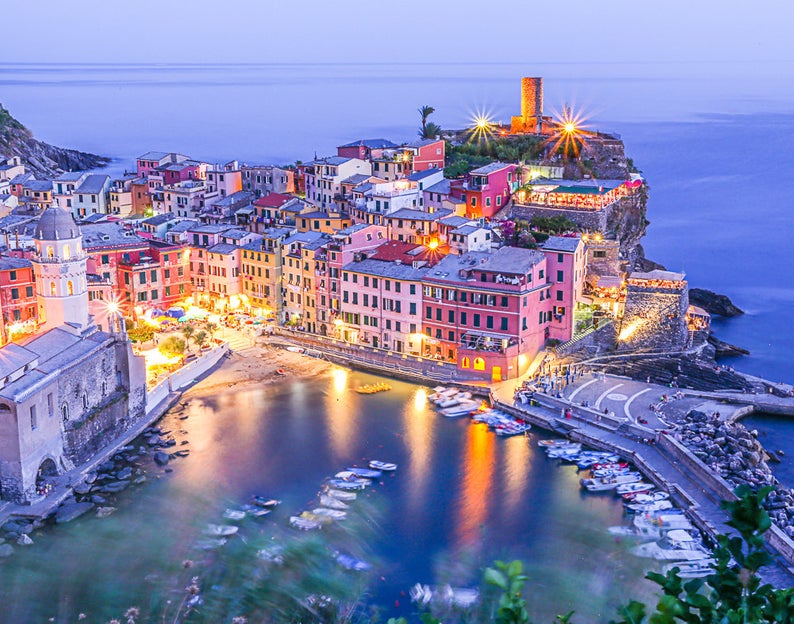 vernazza-dusk-italy
