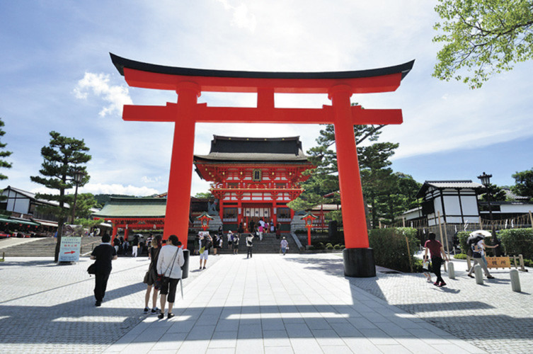 Fushimi Inari-taisha shrine in Kyoto