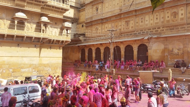 Holi in Jaisalmer
