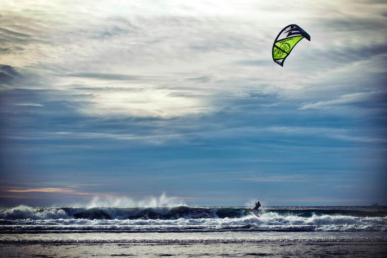 Kite surfing