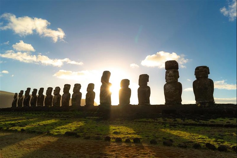Sunrise on Easter Island