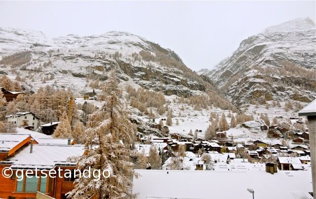 Snow Covered Zermatt, Switzerland