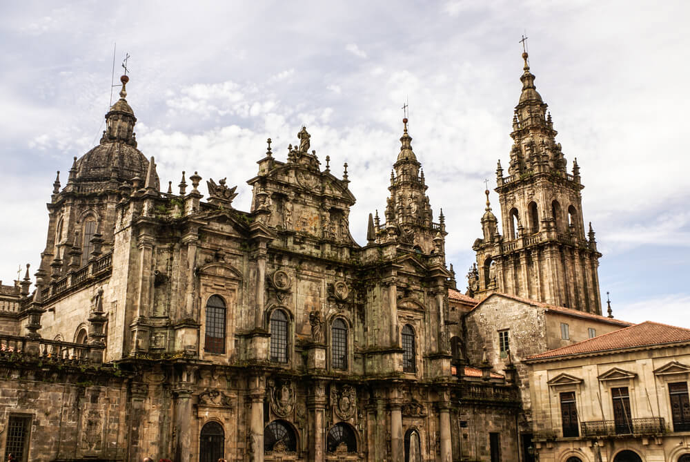 Cathedral of Santiago de Compostela The Romanesque Facade - Spain