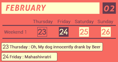 February Long Weekend 2017