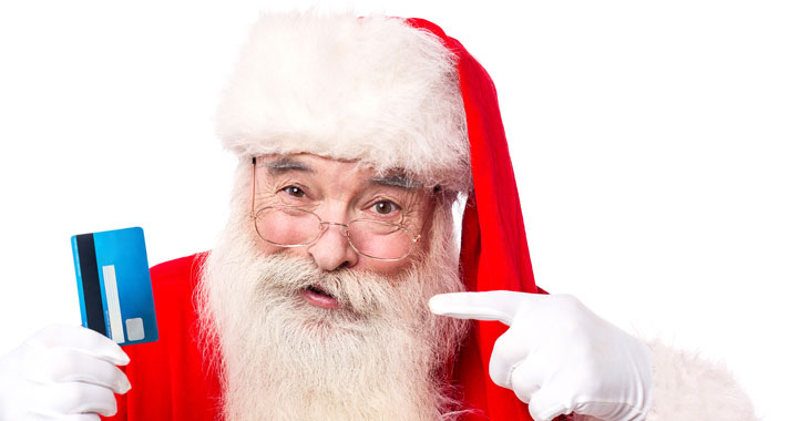 Credit Card Santa