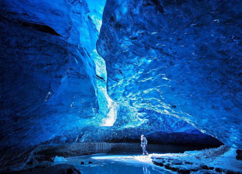 Beautiful places in the world Mendenhall Ice Caves, Juneau, Alaska