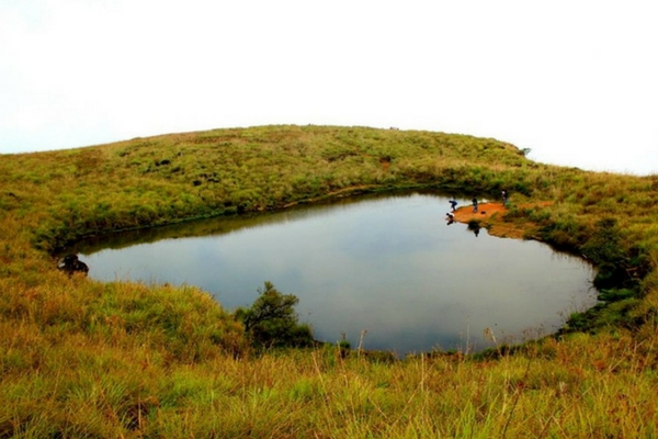 Heart shaped lake, Wayanad