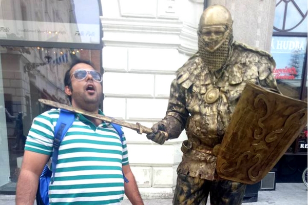 Srijan Chakraborty at Bratislava city