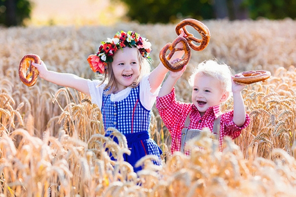 Kids at Beer Festival