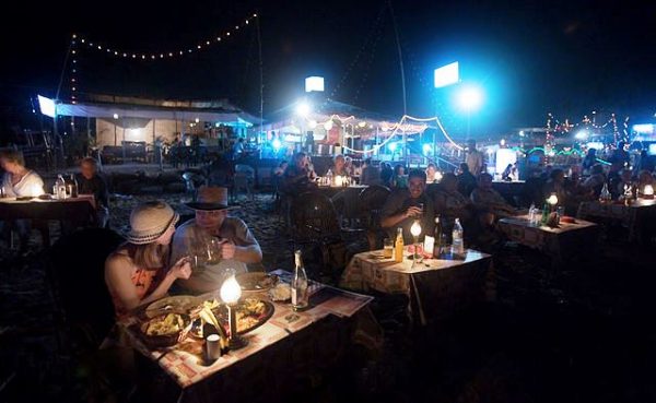Boomerang Beach Bar, Goa