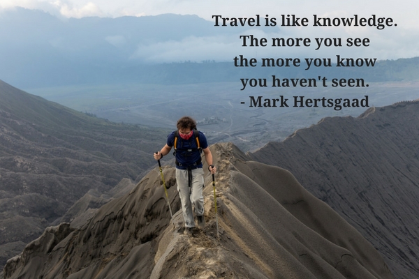 Travelling is knowledge