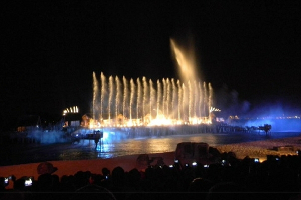 Musical Laser show at Sentosa