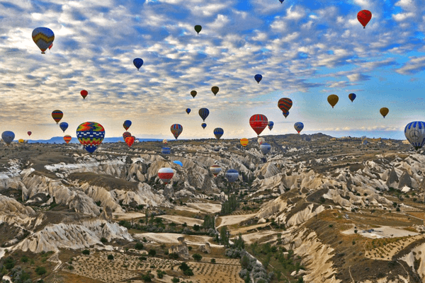 Ho-Air Balloon Ride, Cappadocia, Turkey - Best Honeymoon Destination