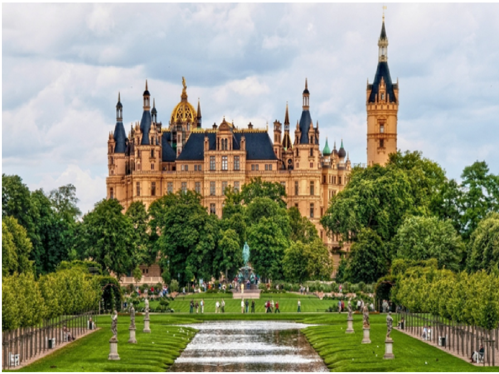 The Schwerin Palace, Germany 