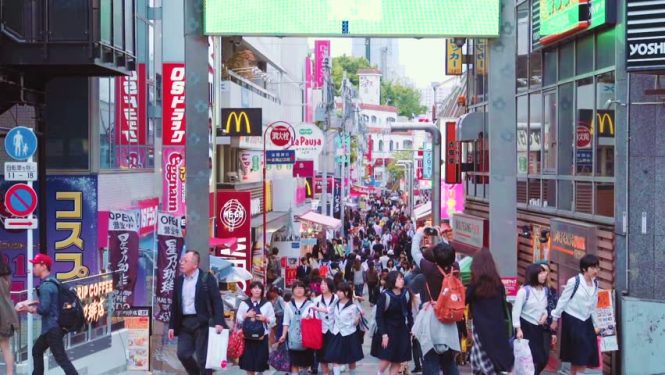 Takeshita street- shopping in Japan Takeshita street- shopping in Japan