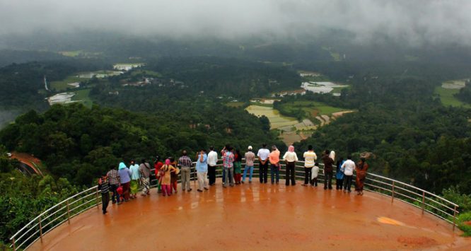 Raja's seat- Coorg hill station