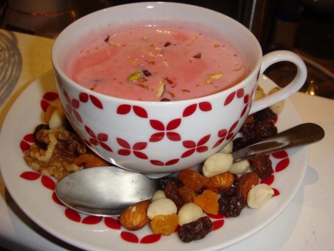 Sheer Chai- Kashmiri Food Sheer Chai- Kashmiri Food