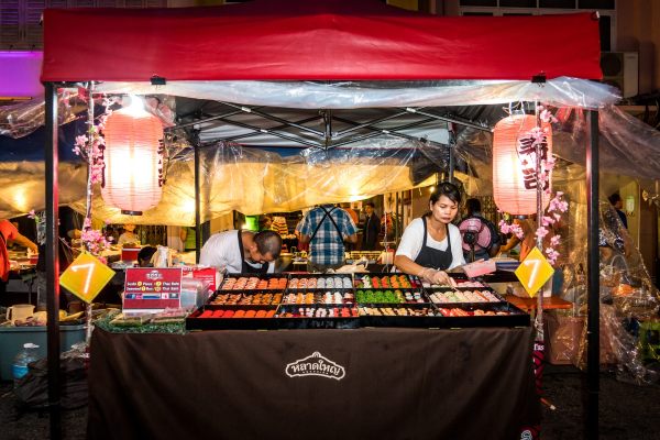 Street food- Booking forex online