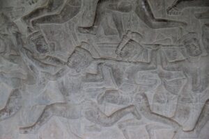 The Carved Bas-Reliefs of Angkor Wat