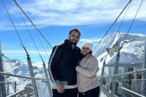 Family Taking Photos on Europe Tour