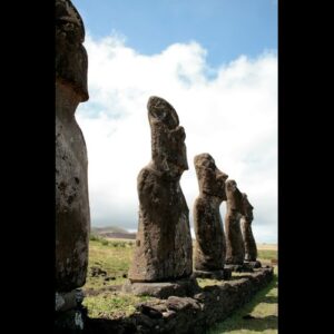 Moai statues on Easter Island