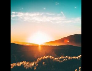 Beautiful Sunset at Tahai, Easter Islands