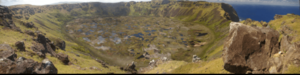 Volcano Crater, Rano Kau