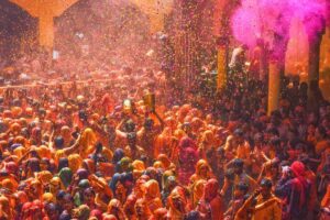 Holi celebration