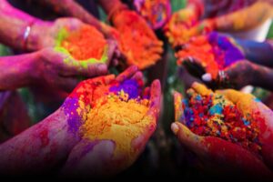 holi colours