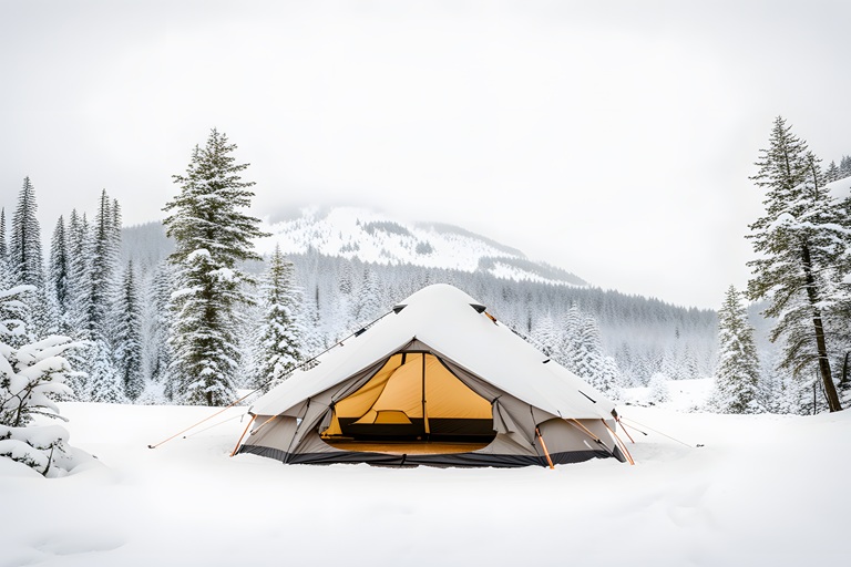 Snow camping